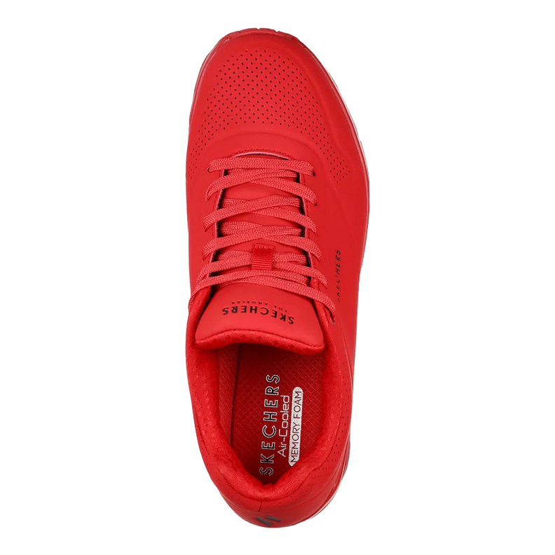 ZAPATILLAS SKECHERS STAND ON AIR ROJAS (HOMBRE) | 52458-RED-2