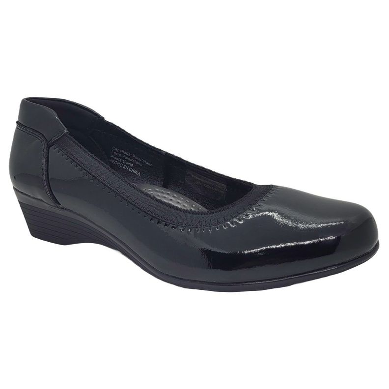 ZAPATOS NEW WALK NEGRO CHAROL | ACV61127-90-1