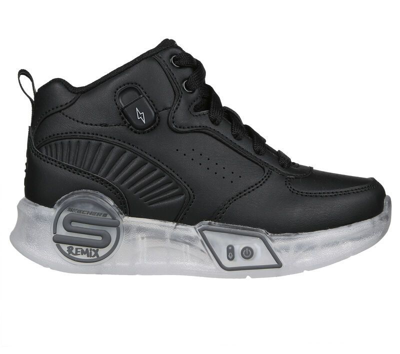 Zapatillas Skechers S-Lights Remix Niños (Luces) 400620L-BLK-2