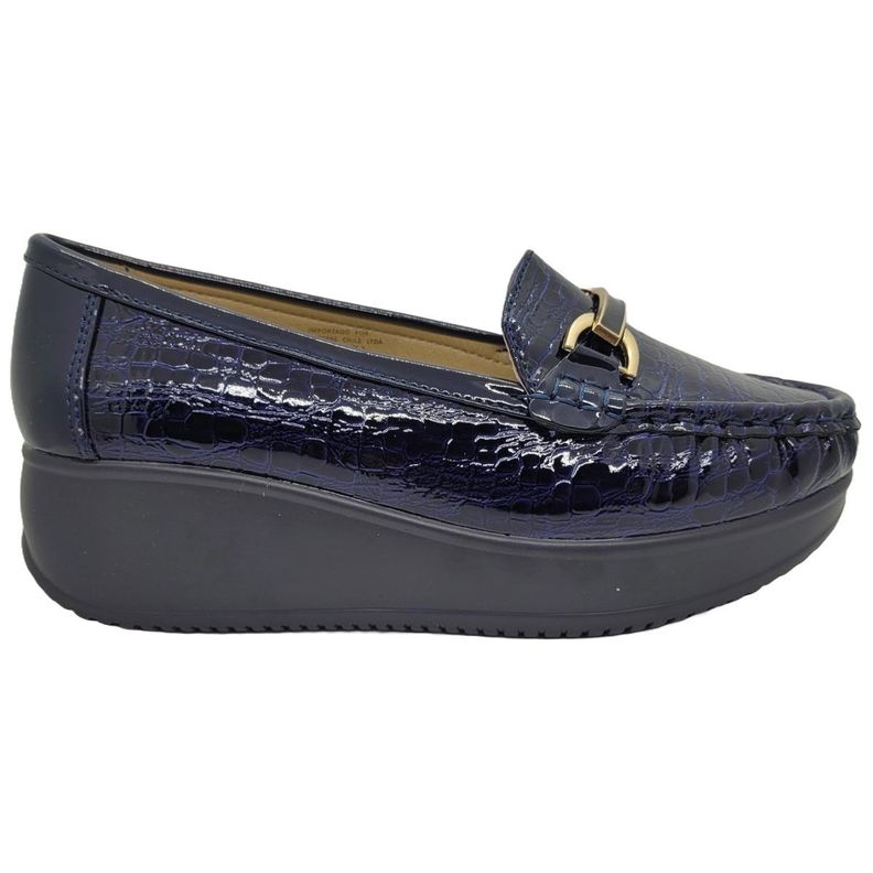 MOCASINES HUALUNAOTE AZUL MARINO | H-123-0