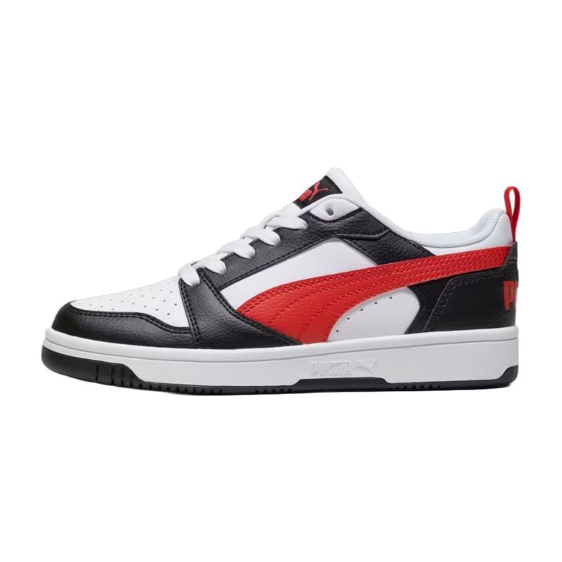 ZAPATILLAS PUMA REBOUND V6 LOW JUVENIL BLK/RED | 393833 04-1