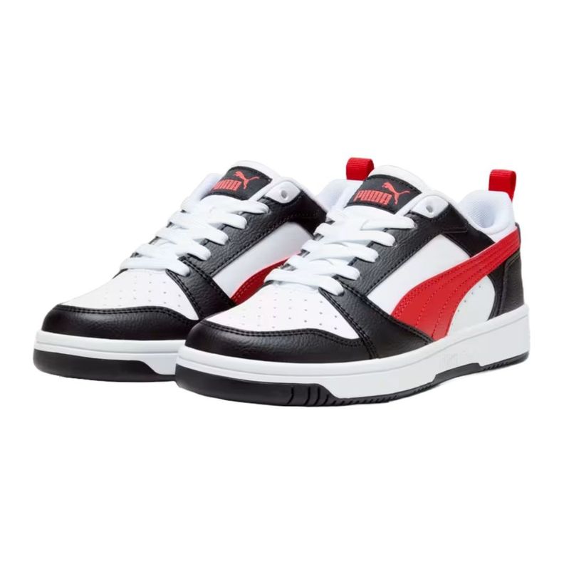 ZAPATILLAS PUMA REBOUND V6 LOW JUVENIL BLK/RED | 393833 04-2