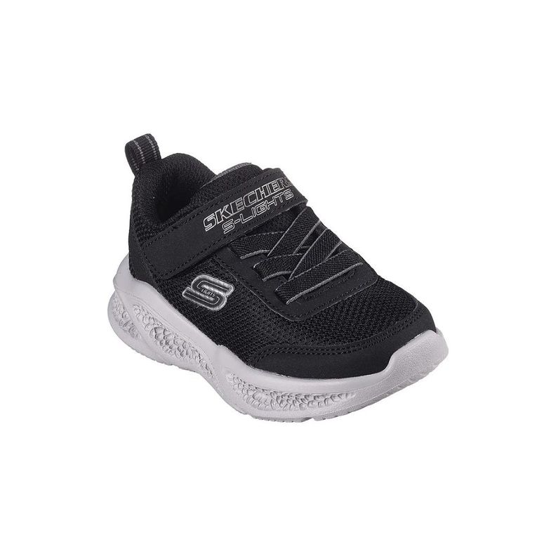 ZAPATILLAS SKECHERS METEORLIGHTS BEBES 401675N-BKGY-0