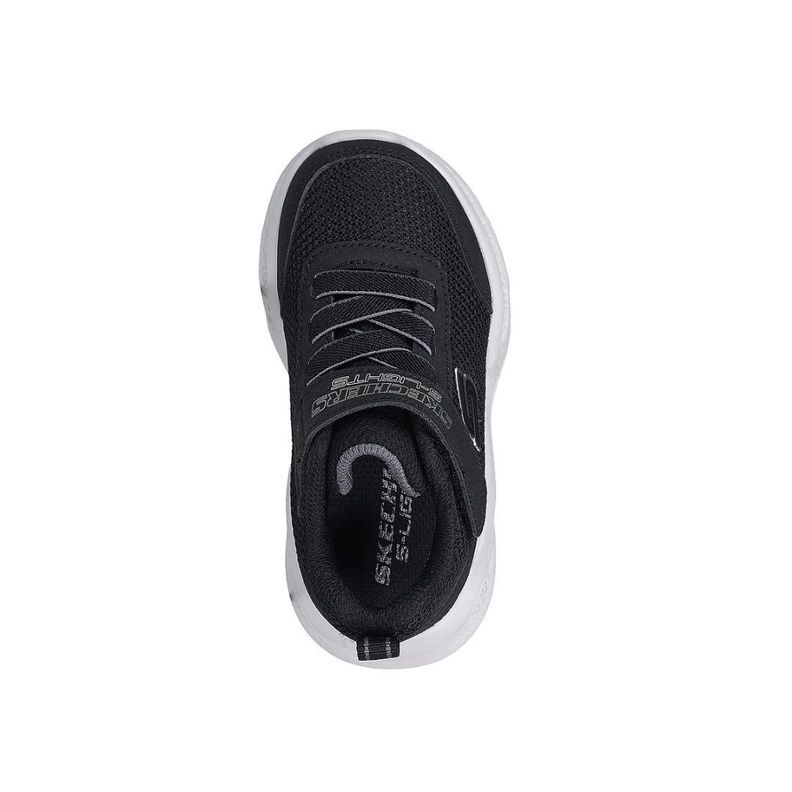 ZAPATILLAS SKECHERS METEORLIGHTS BEBES 401675N-BKGY-1