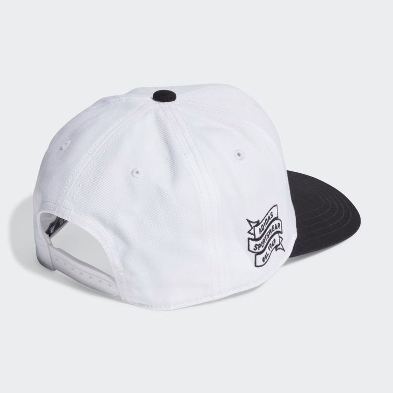 GORRO JCOKEY SNAPBACK ADIDAS LOGO BLANCO/NEGRO | IK8360-1
