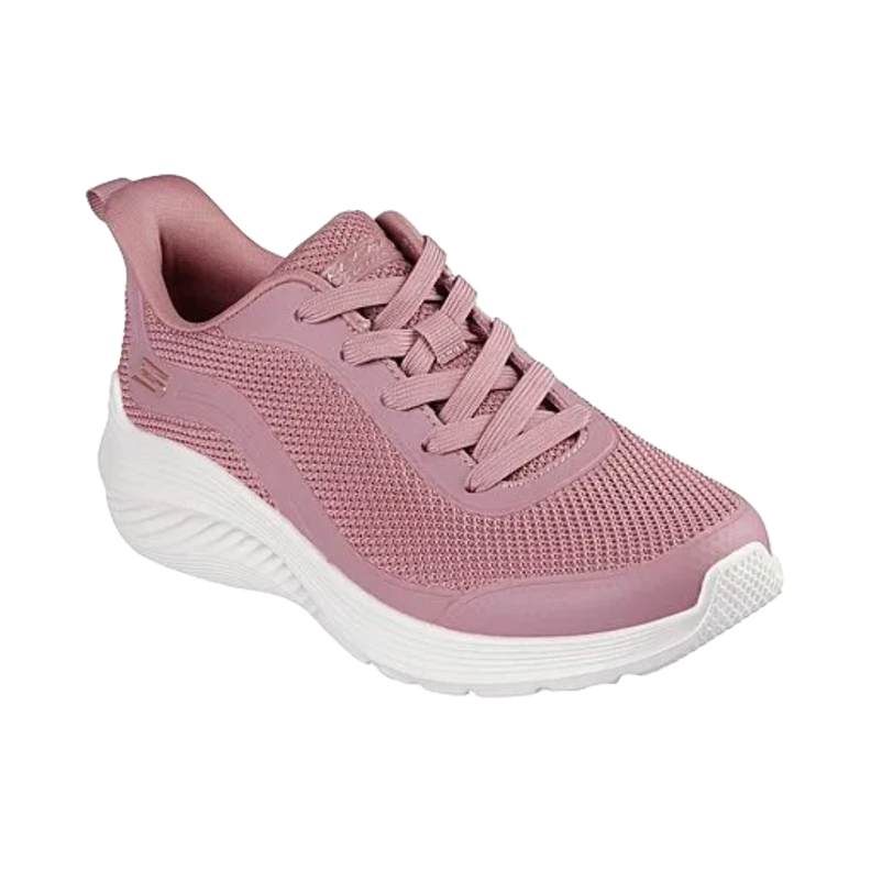 ZAPATILLAS SKECHERS BOBS SQUAD WAVES ROSADAS | 117483-ROS-1