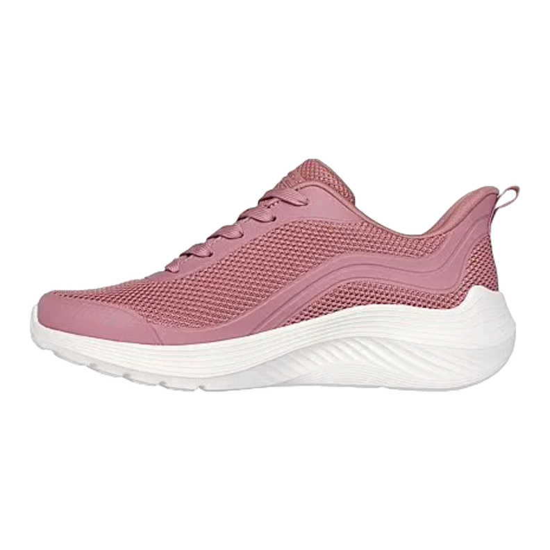 ZAPATILLAS SKECHERS BOBS SQUAD WAVES ROSADAS | 117483-ROS-3