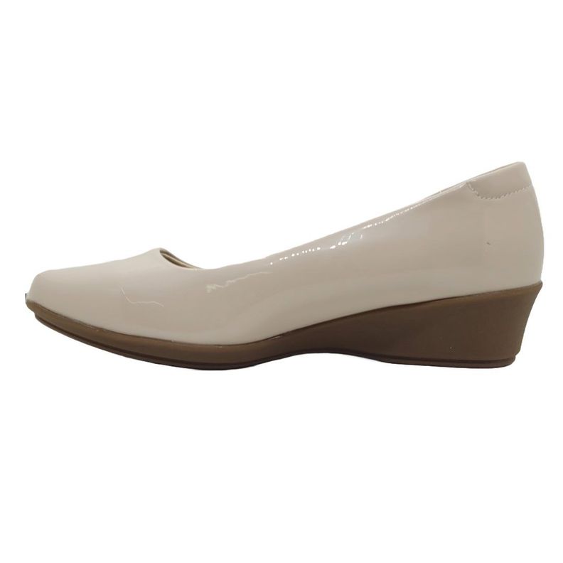 ZAPATOS ALQUIMIA BEIGE CHAROL | 3374-1