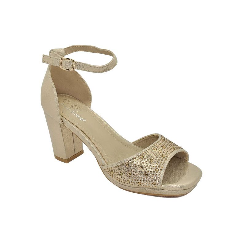 Sandalia De Fiesta Bonny Franco Gold 384-0896-0