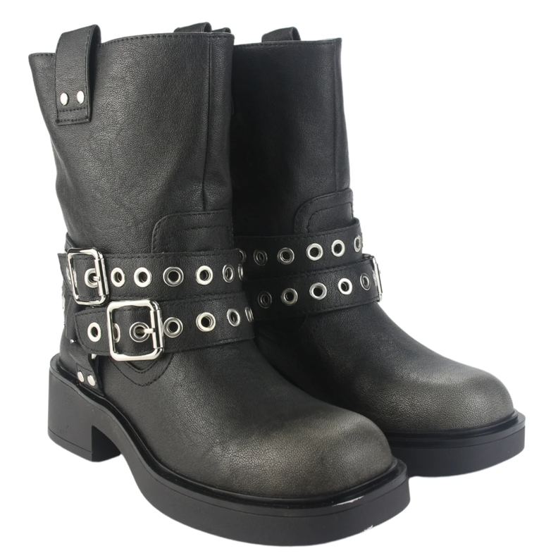 BOTINES CHALADA NEGRO 38-BIKER-5-2