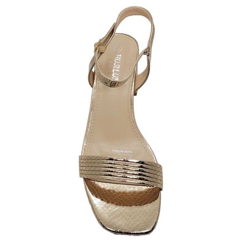 SANDALIAS DE FIESTA HUALUNAOTE CHAMPAGNE | T2112-3