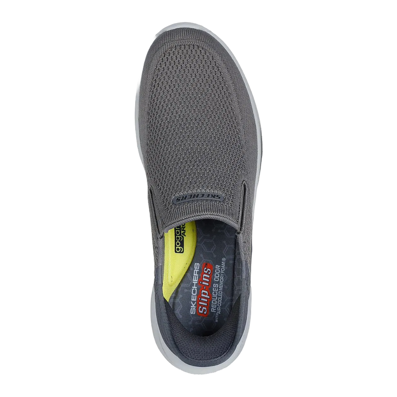 ZAPATILLAS SKECHERS SLIP-INS SLADE DEACON GRISES (HOMBRE) |-2