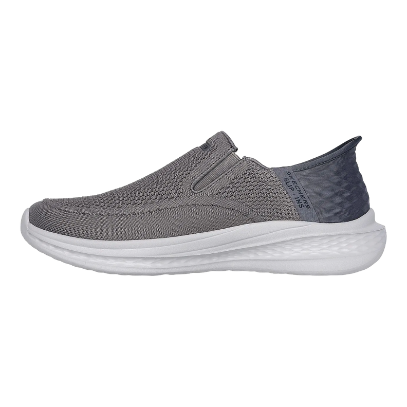 ZAPATILLAS SKECHERS SLIP-INS SLADE DEACON GRISES (HOMBRE) |-3