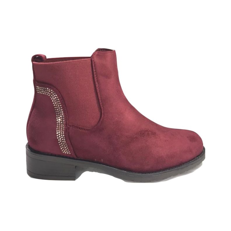 Botin Celina Rigio Burdeo Mujer JS1917-1