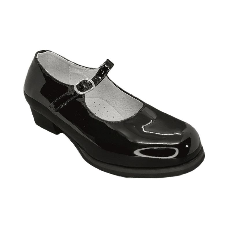 ZAPATOS ALQUIMIA DE CUECA NEGRO CHAROL 3073-0