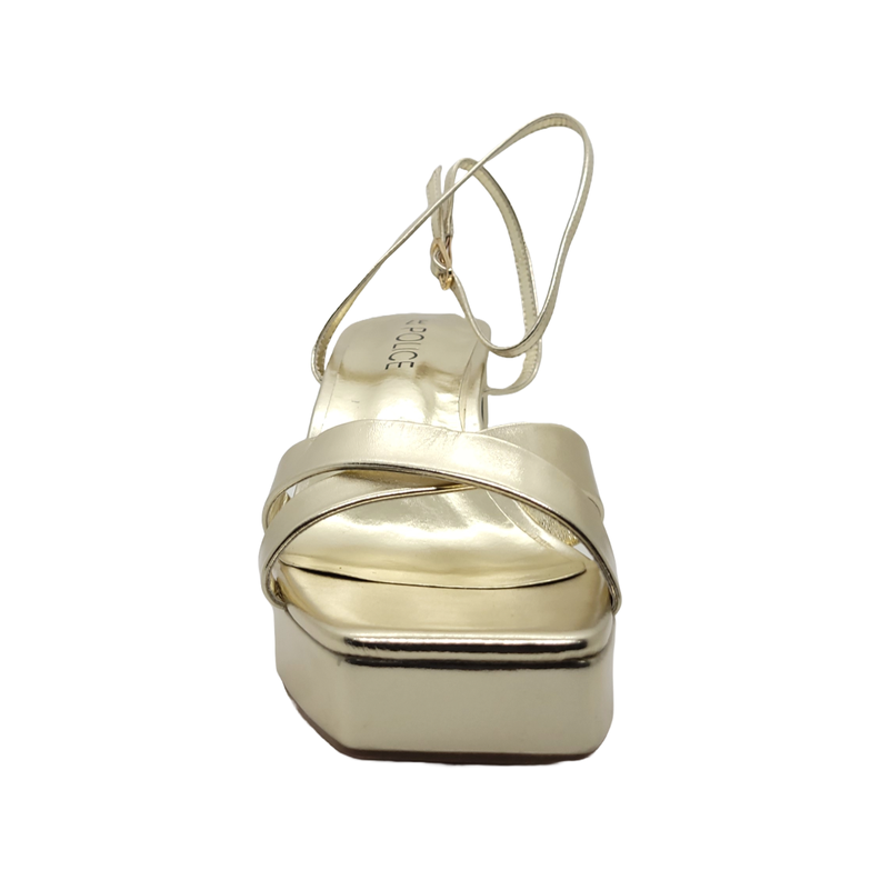 SANDALIAS POLICE DE FIESTA GOLD SS24PO102-2