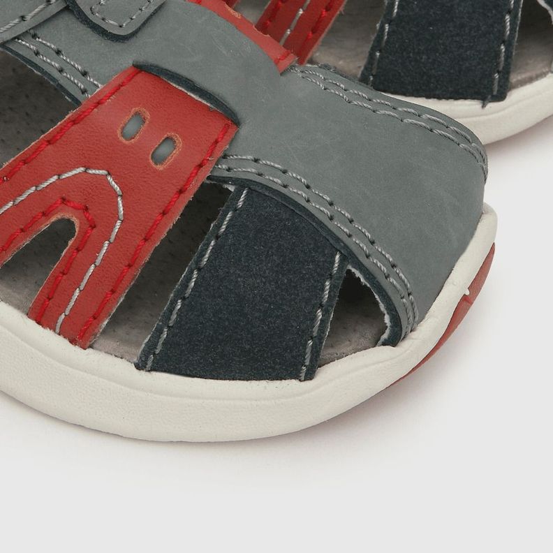 Sandalia Colloky de niño franciscana gris (21 a 27) 430501-5