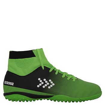 Zapatillas Soccer Baby Futbol Black/Green Adulto S5-7B-0