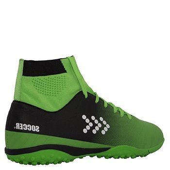 Zapatillas Soccer Baby Futbol Black/Green Adulto S5-7B-1