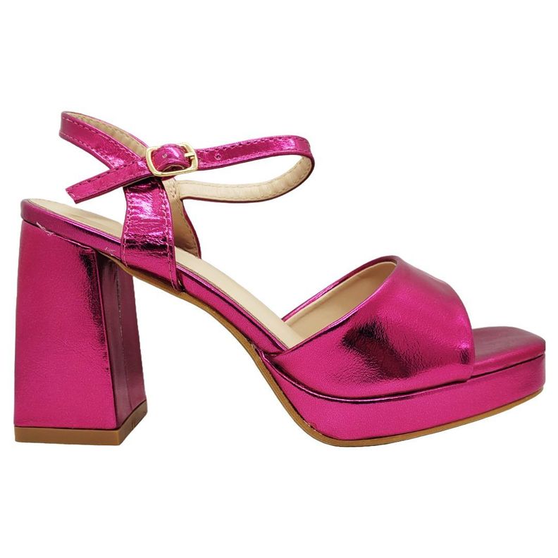 SANDALIAS DE FIESTA HUALUNAOTE FUCSIA | T2133-0