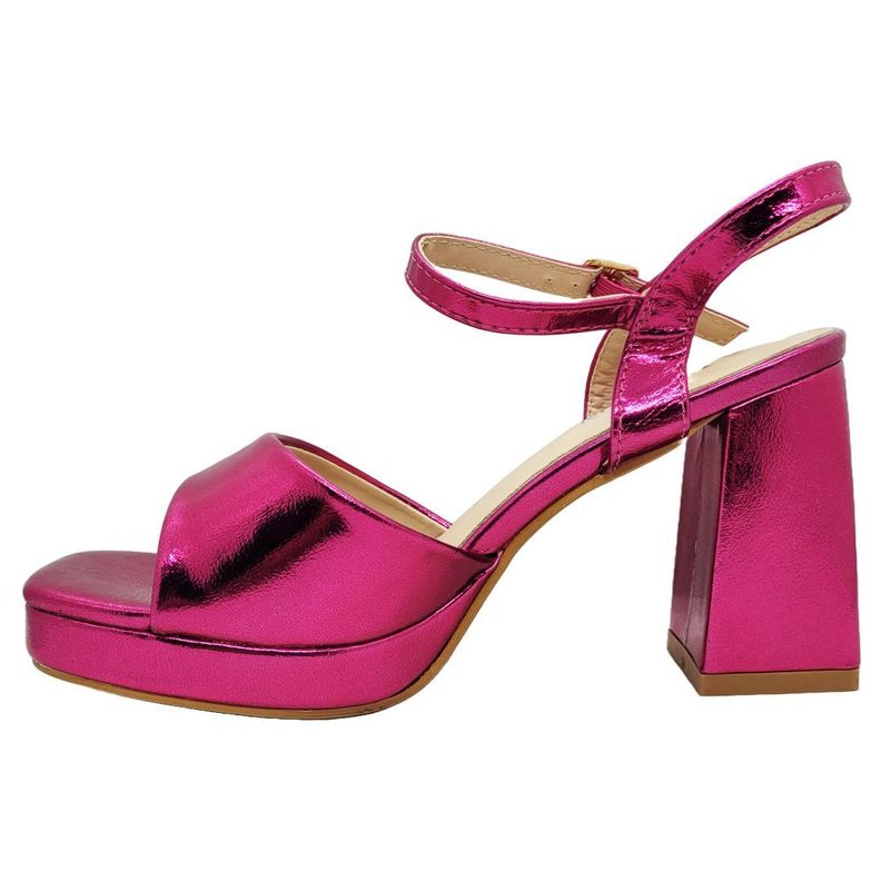 SANDALIAS DE FIESTA HUALUNAOTE FUCSIA | T2133-2
