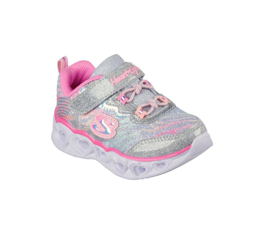ZAPATILLAS SKECHERS HEART LIGHTS BRIGHT SPIRIT (LUCES) BEBES 302316N-SMLT-0