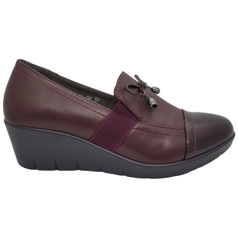 MOCASINES HUALUNAOTE CON PLATAFORMA BURDEO A07181-1-0