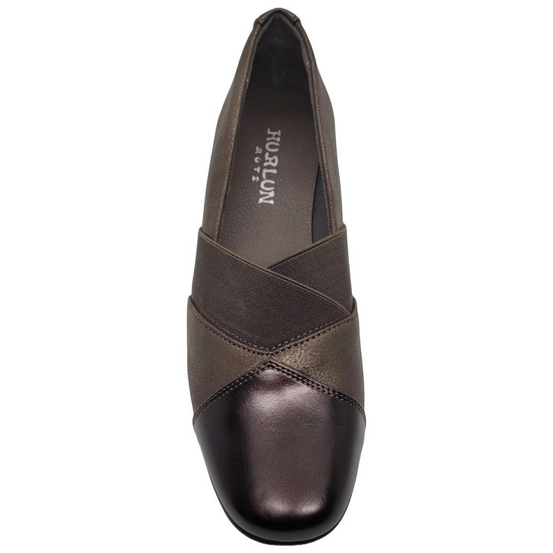 ZAPATOS DE VESTIR CON TACÓN HUALUNAOTE CAFE A07757-13-3