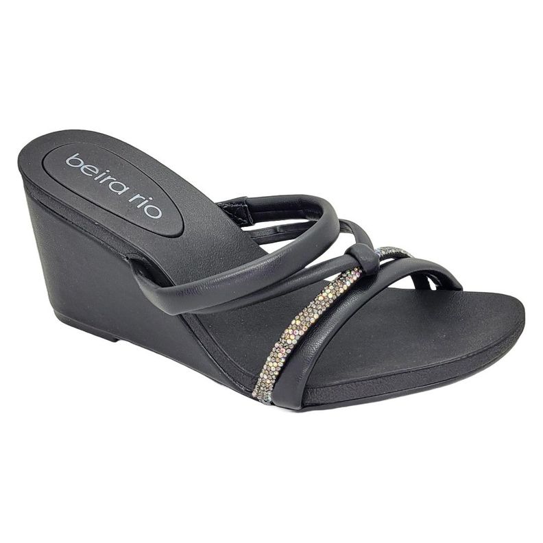 Sandalia De Fiesta Beira Rio Black -93898-0