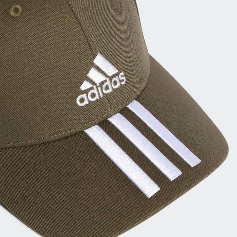 GORRA ADIDAS BASEBALL TWILL 3 BANDAS VERDE IC4366-2