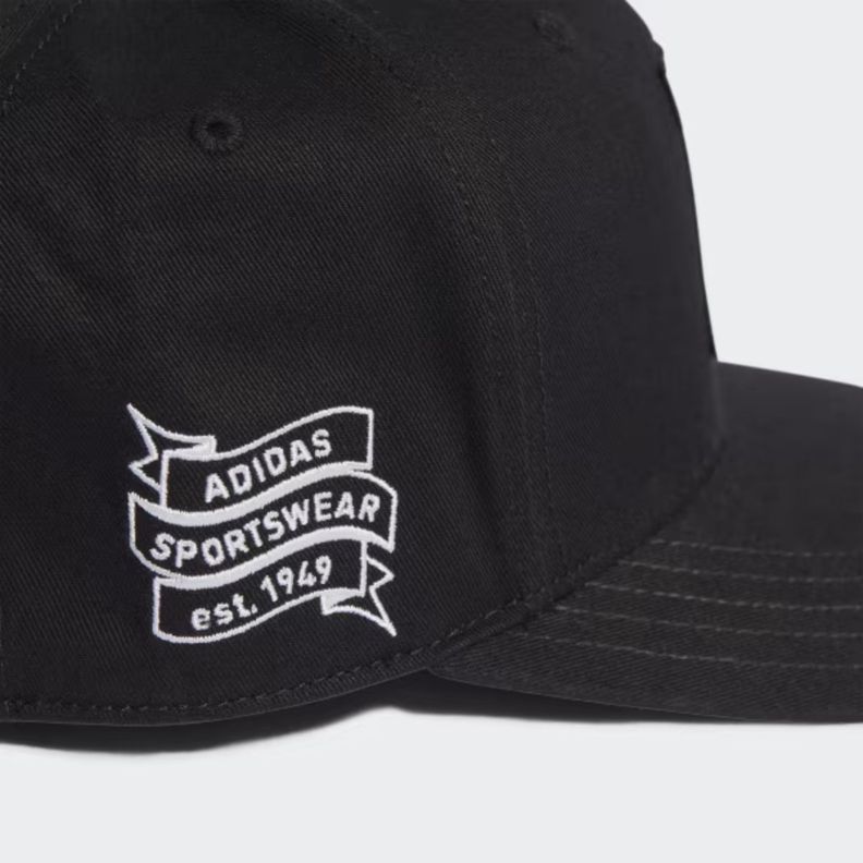 GORRO JOCKEY SNAPBACK ADIDAS LOGO NEGRO | IK8359-2