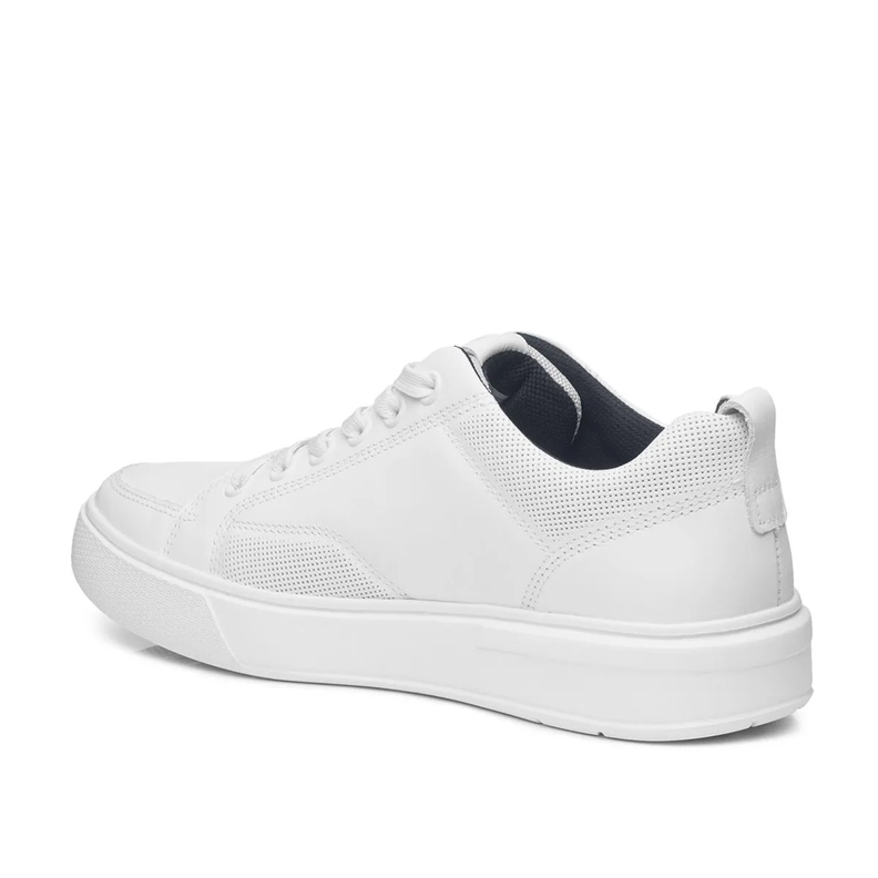 ZAPATILLAS CASUALES PEGADA DE CUERO BLANCAS 111901-01-2