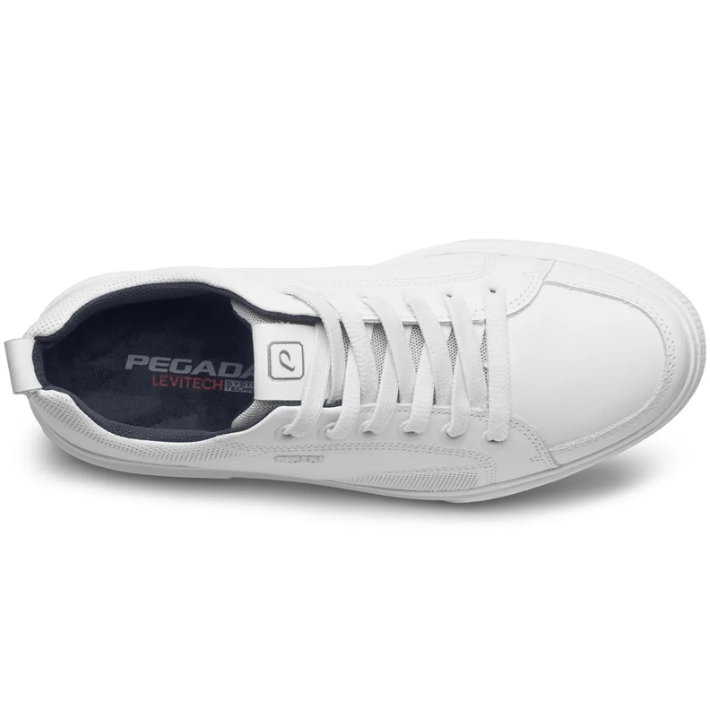 ZAPATILLAS CASUALES PEGADA DE CUERO BLANCAS 111901-01-4