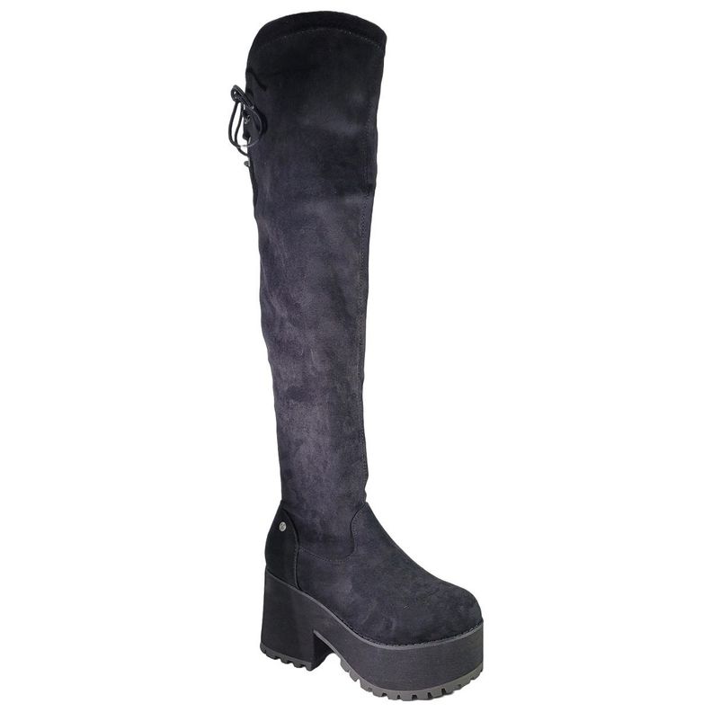 BOTAS BOTELI GAMUZA NEGRO | R71-3