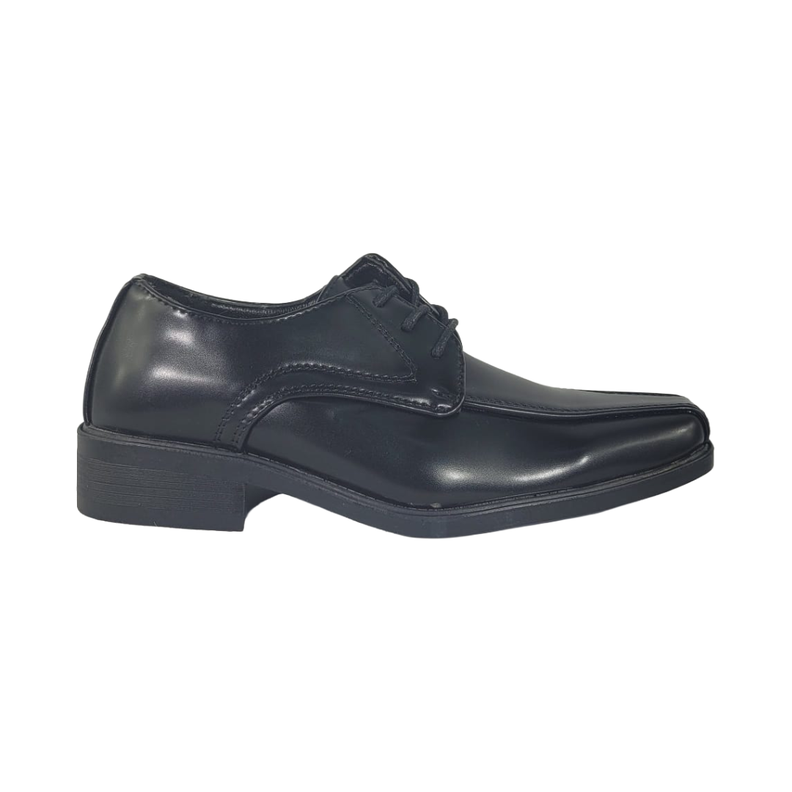 ZAPATOS FORMALES AGUXI NEGRO CASUAL INFANTIL 8061A