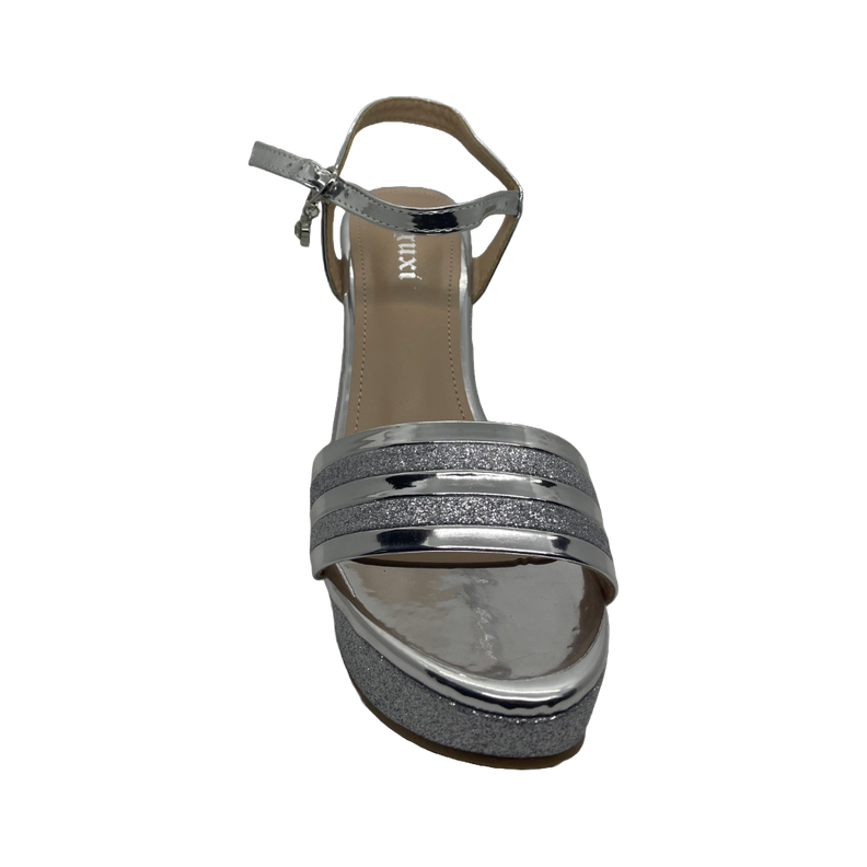 SANDALIAS DE FIESTA AGUXI SILVER | 2101-2