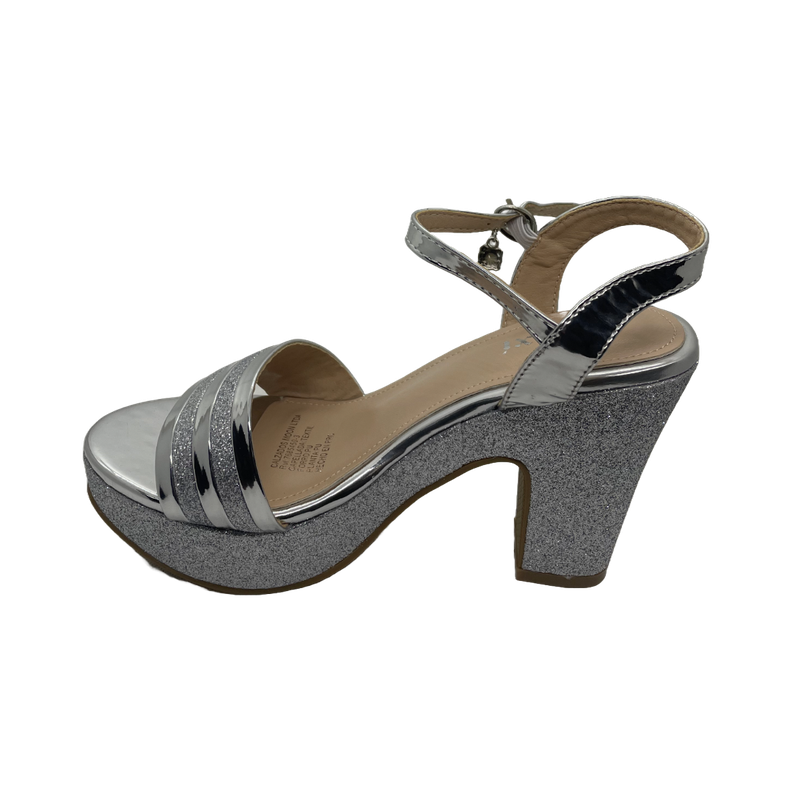 SANDALIAS DE FIESTA AGUXI SILVER | 2101-3