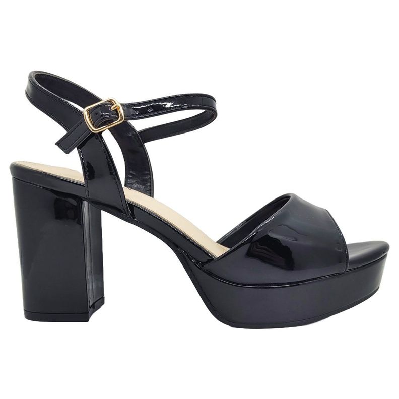 SANDALIA DE FIESTA HUALUNAOTE NEGRAS | T2118-0