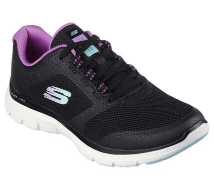 ZAPATILLAS SKECHERS FLEX APPEAL 4.0 BRIGHT NIGHTS 149585-BK-0