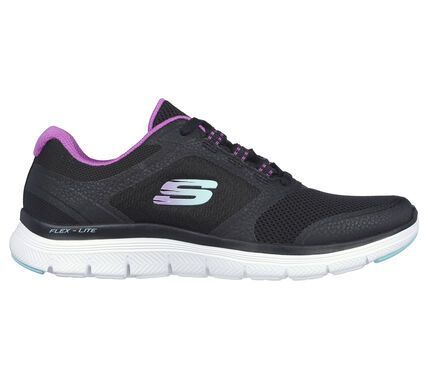 ZAPATILLAS SKECHERS FLEX APPEAL 4.0 BRIGHT NIGHTS 149585-BK-4