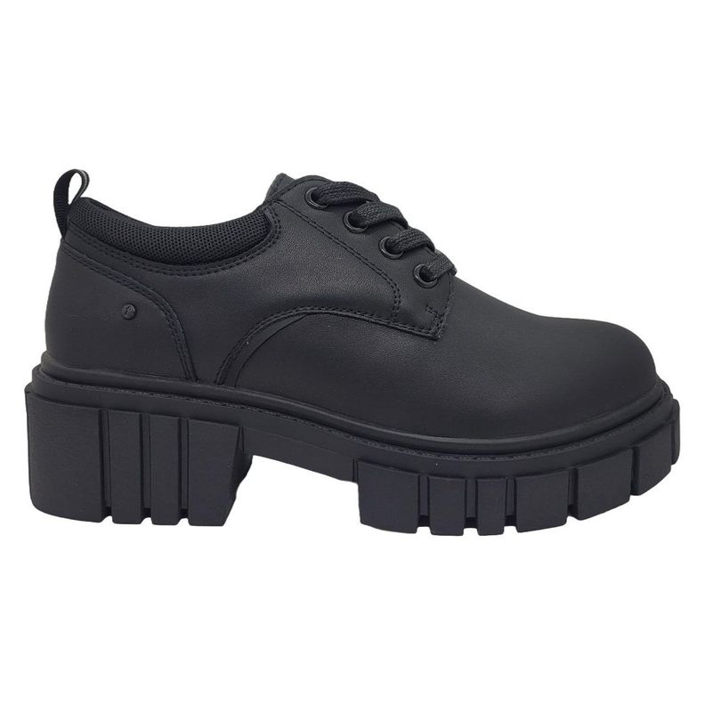 ZAPATOS CON PLATAFORMA TEENER NEGRO | 556-6022-0