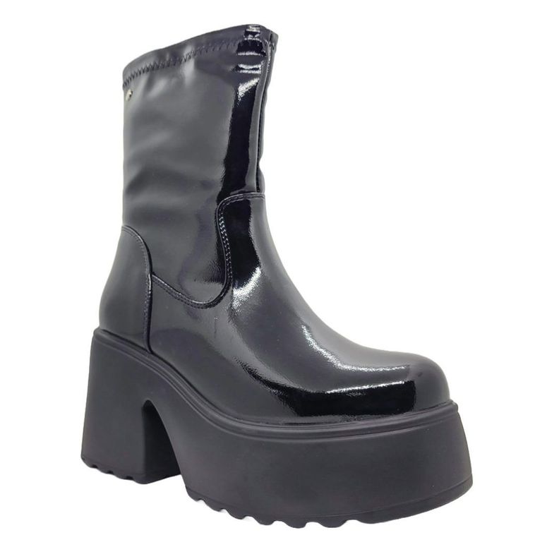 BOTAS ALQUIMIA NEGRO CHAROL 4434-0