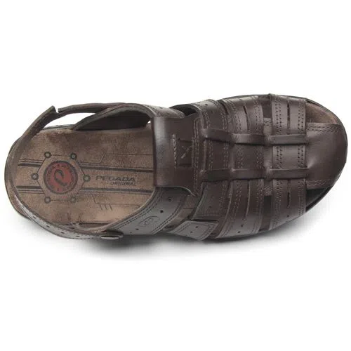 SANDALIA PEGADA MARRON HOMBRE 130687-03-3