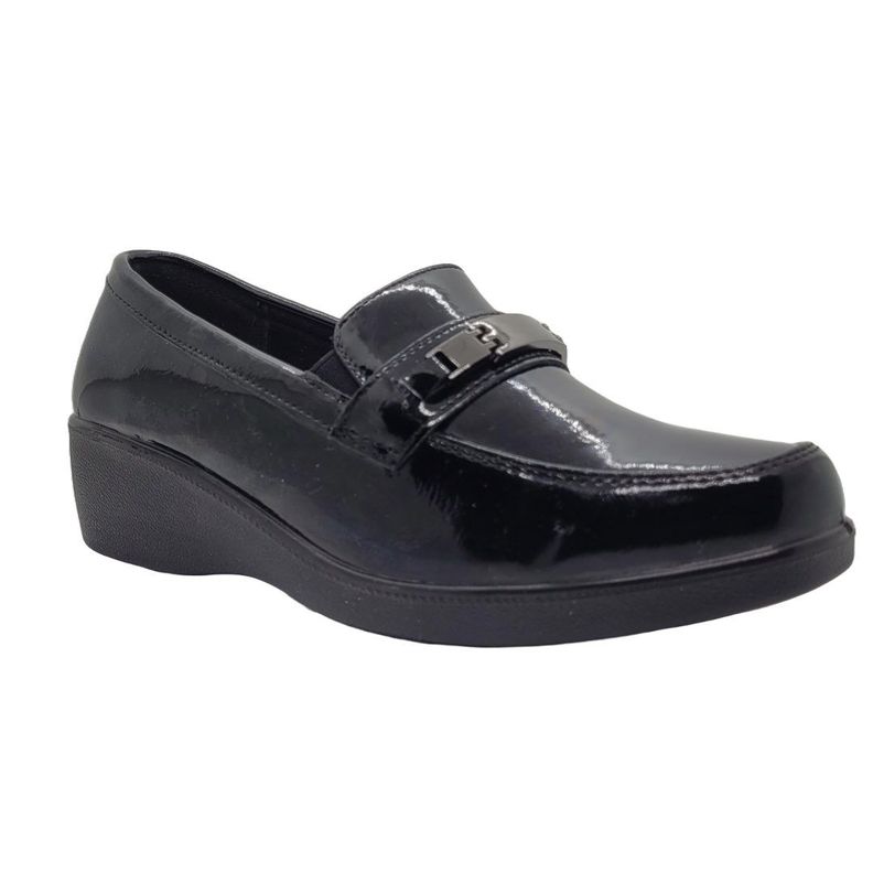 ZAPATOS PASSER NEGRO CHAROL 667-0