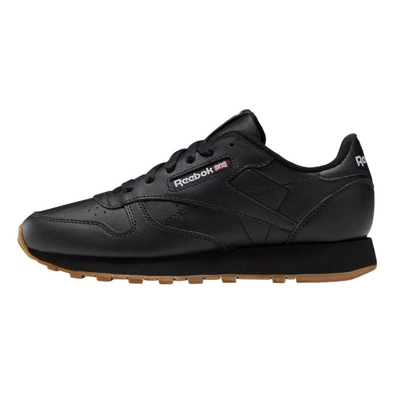 ZAPATILLAS REEBOK CLASSICS CLASSIC LEATHER JUVENIL [NEGRA] -1
