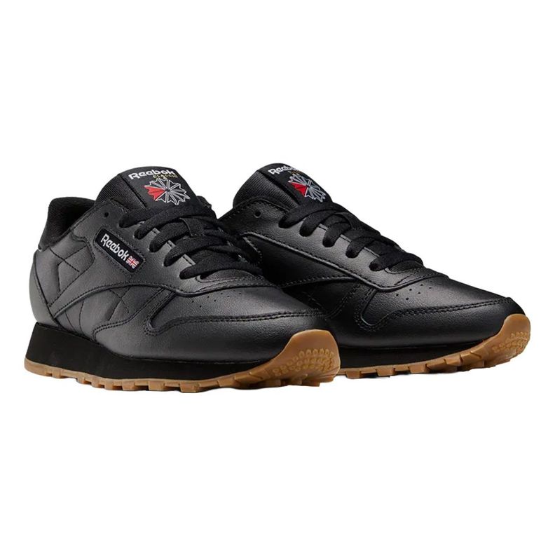 ZAPATILLAS REEBOK CLASSICS CLASSIC LEATHER JUVENIL [NEGRA] -2