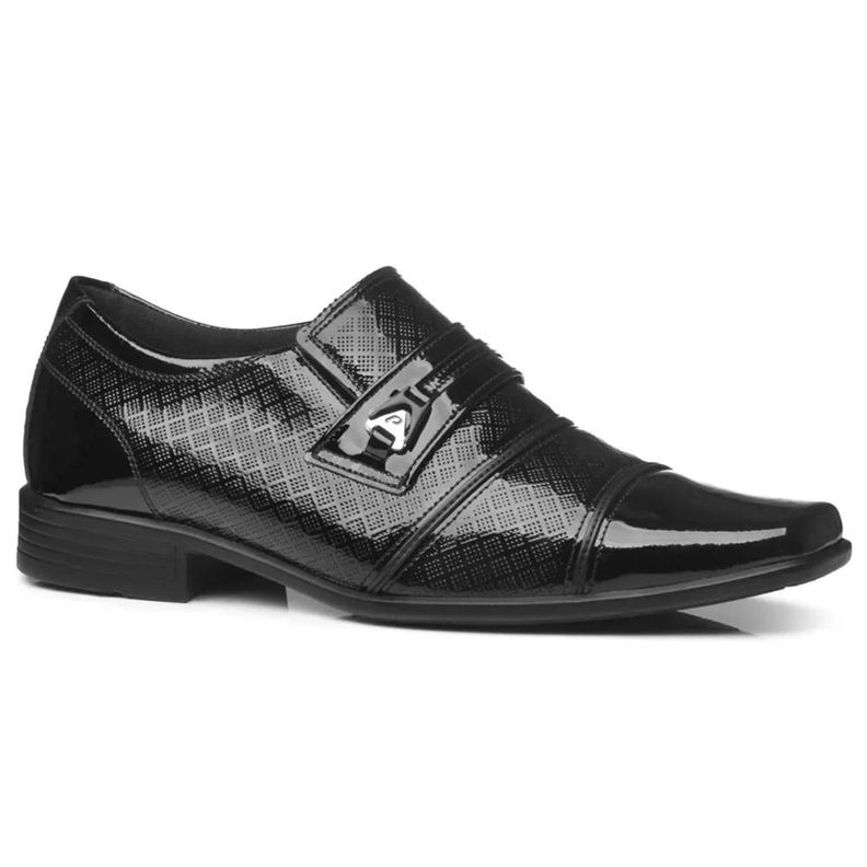 Zapatos Formales Pegada Charol Negro 121843-03-0