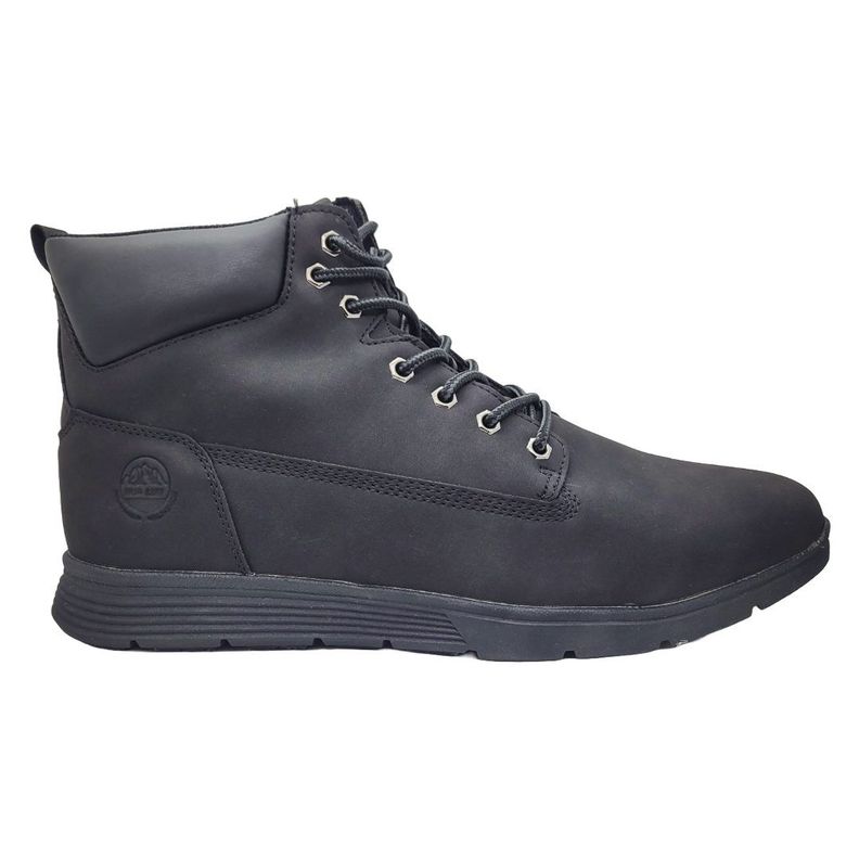 BOTINES DE SIMIL CUERO HUALUNAOTE NEGROS | WK1047-0