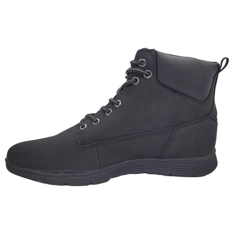 BOTINES DE SIMIL CUERO HUALUNAOTE NEGROS | WK1047-1