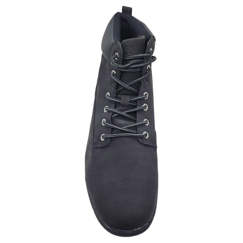 BOTINES DE SIMIL CUERO HUALUNAOTE NEGROS | WK1047-3